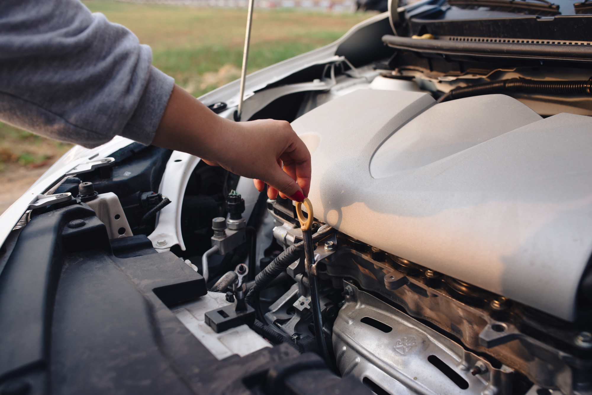 Checking a vehicles engine